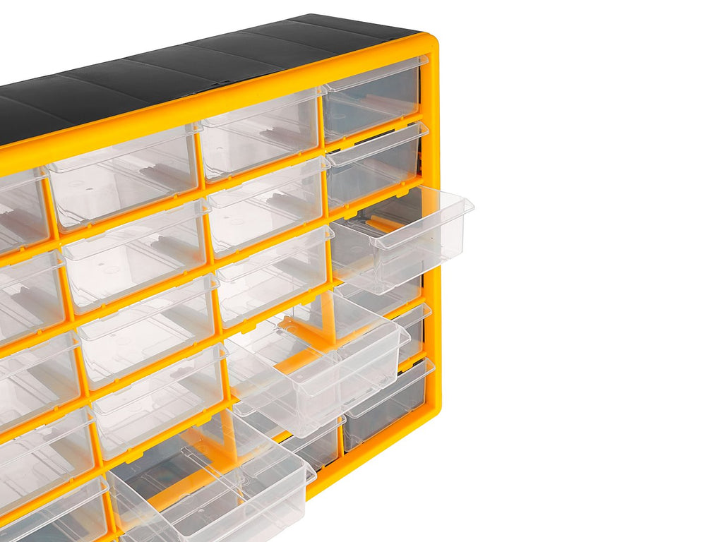24-Drawer Plastic Storage Organizer