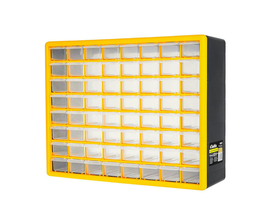 64-Drawer Plastic Storage Organizer