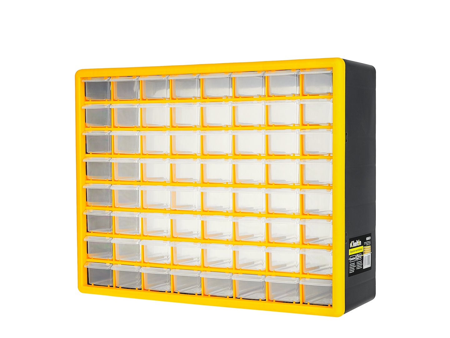 64-Drawer Plastic Storage Organizer
