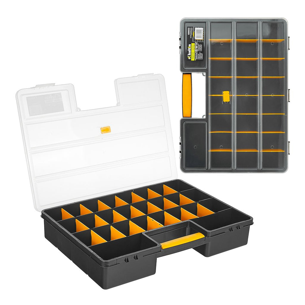 26-Compartment Plastic Storage Box