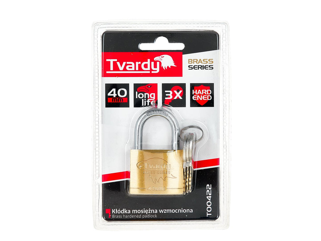 Brass Hardened Padlock 40 mm BRASS-SERIES