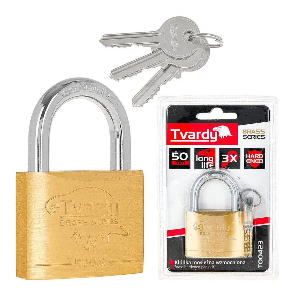 Brass Hardened Padlock 50 mm BRASS-SERIES