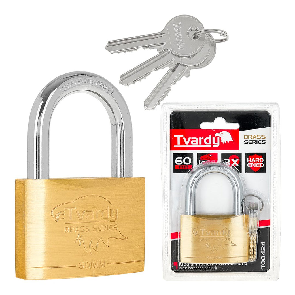 Brass Hardened Padlock 60 mm BRASS-SERIES