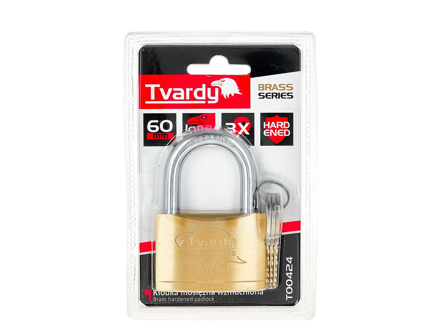 Brass Hardened Padlock 60 mm BRASS-SERIES