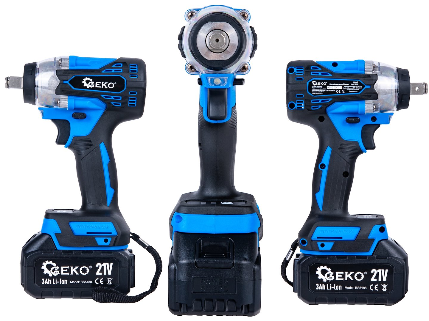 21V 350Nm Cordless Impact Wrench 2x3.0Ah – XXL Set