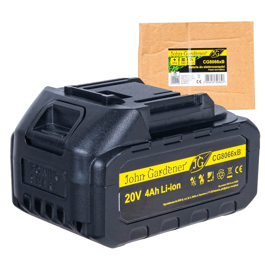 4.0 Ah 20V battery for the G8066x cordless tools