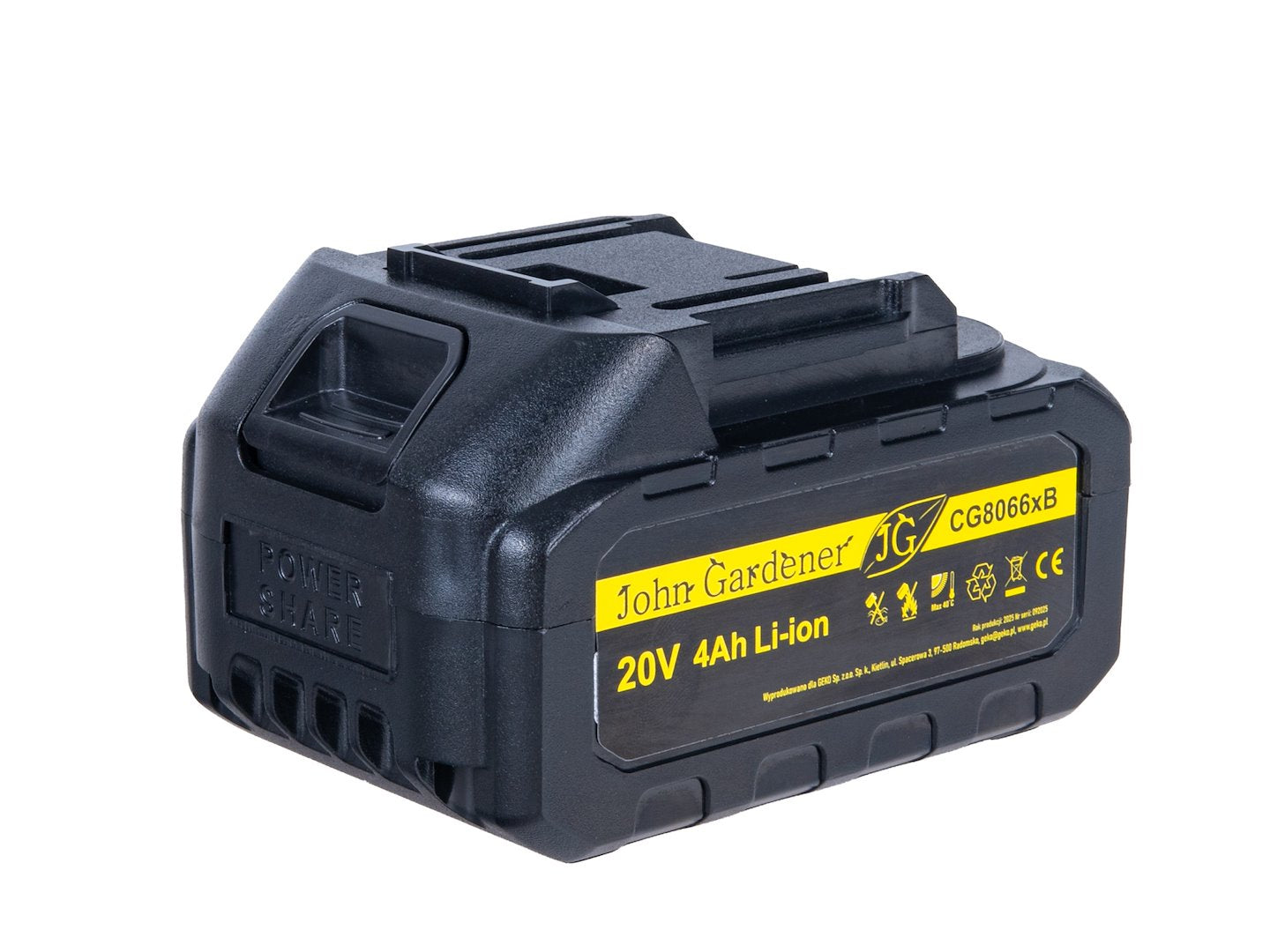 4.0 Ah 20V battery for the G8066x cordless tools