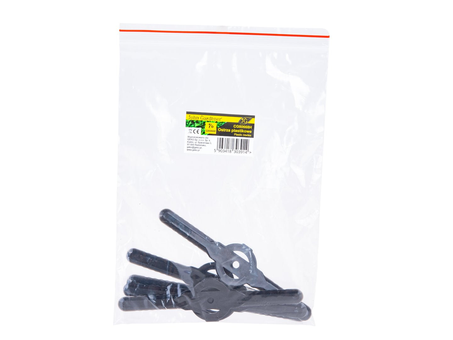 Plastic blades for cordless brush cutter, 6 pcs (G80668)
