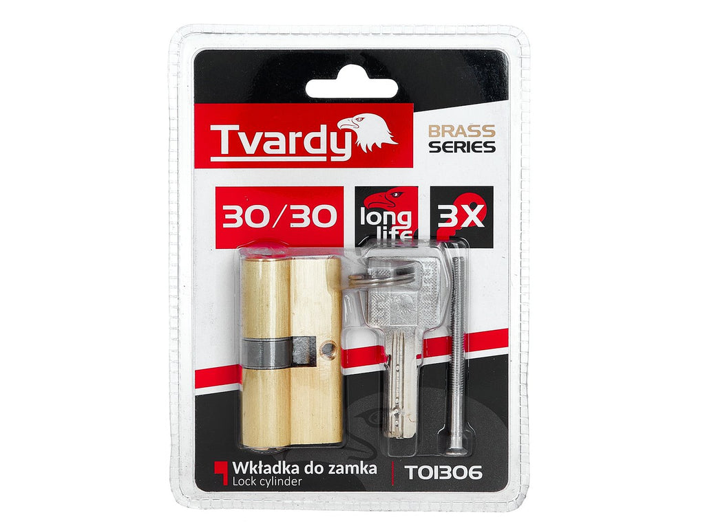 Lock Cylinder Insert 30/30 (Brass Color)