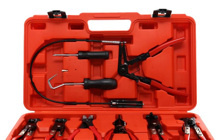 Clamp pliers for hose clamps 9 pcs. KD10513