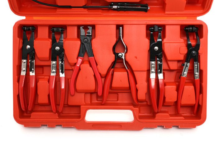 Clamp pliers for hose clamps 9 pcs. KD10513