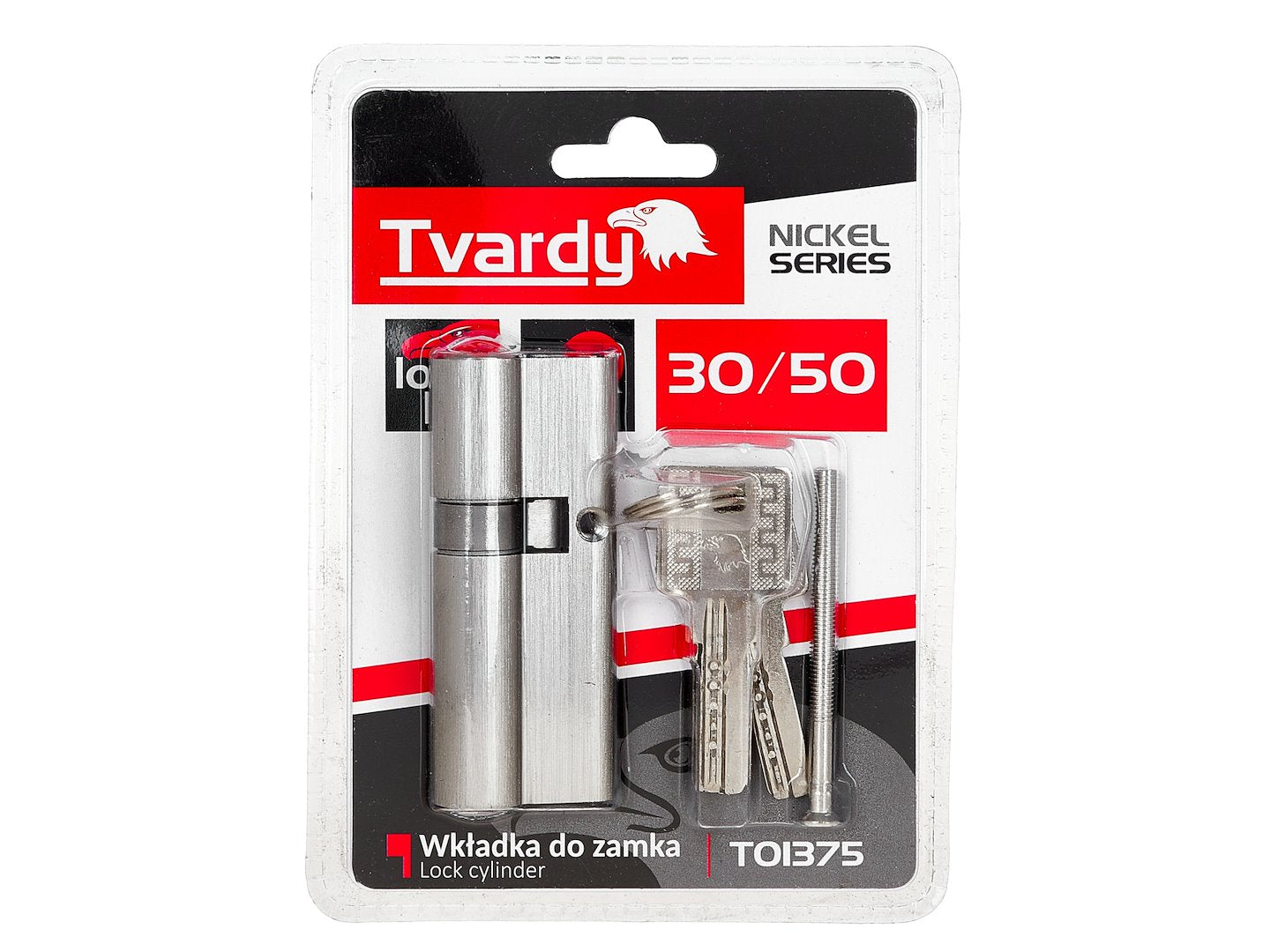 Lock Cylinder Insert 30/50 (Nickel Color)