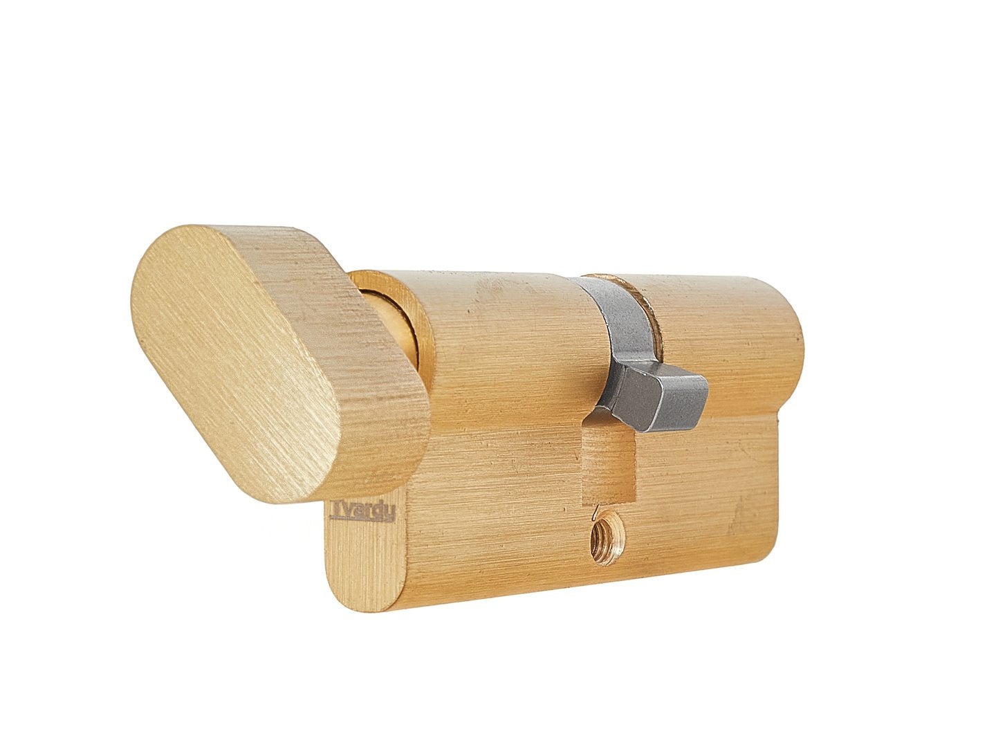Lock cylinder insert with knob 30/30k (brass color)