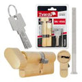 Lock cylinder insert with knob 35/45k (brass color)
