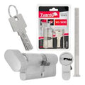Lock cylinder insert with knob, 30/30k (nickel color)