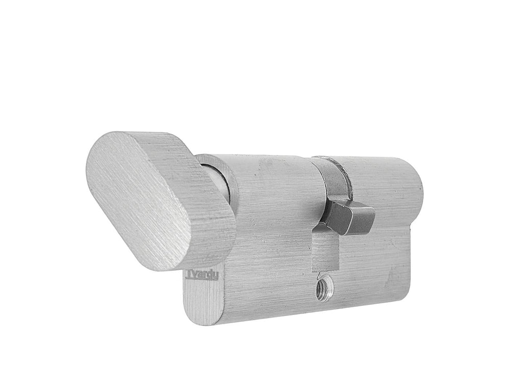 Lock Cylinder Insert with Knob 30/35k (Nickel Color)
