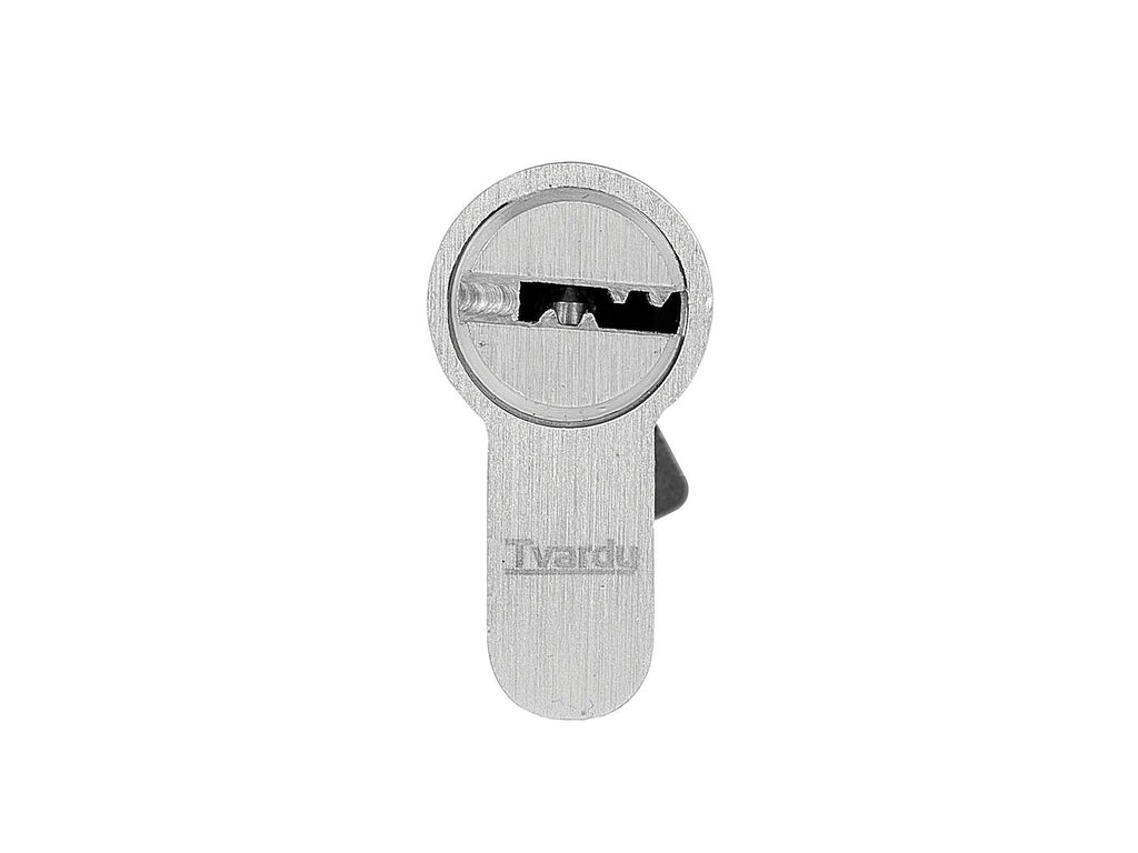 Lock Cylinder Insert with Knob 30/35k (Nickel Color)
