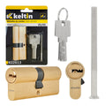 Lock cylinder insert 35/45 (brass color)