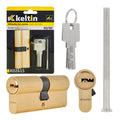 Lock cylinder insert 40/40 (brass color)