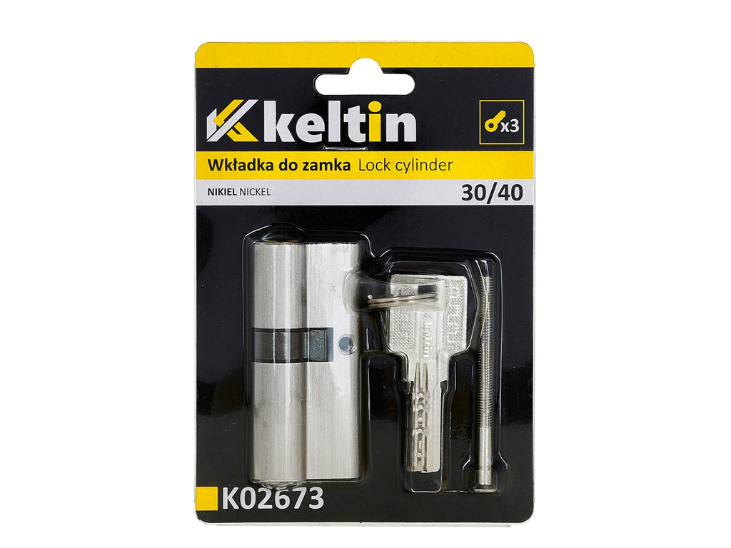 Lock Cylinder Insert 30/40 (Nickel Color)