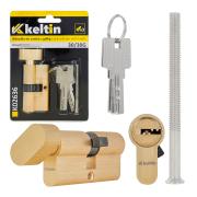 Lock Cylinder Insert with Knob 30/30k (Brass Color)