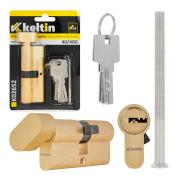 Lock Cylinder Insert with Knob 40/40k (brass color)