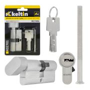 Lock Cylinder Insert with Knob 30/30k (nickel color)