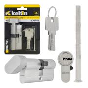 Lock cylinder insert with knob, 30k/40 (nickel color)