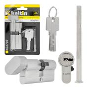 Lock Cylinder Insert with Knob 30k/45 (nickel color)
