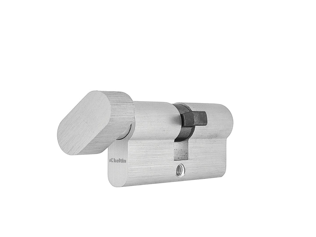 Lock Cylinder Insert with Knob 30k/50 (Nickel Color)