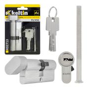 Lock cylinder insert with knob 35/45k (nickel color)