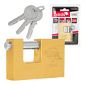 Brass Hardened Sliding Pin Padlock 70 mm BRASS-SERIES