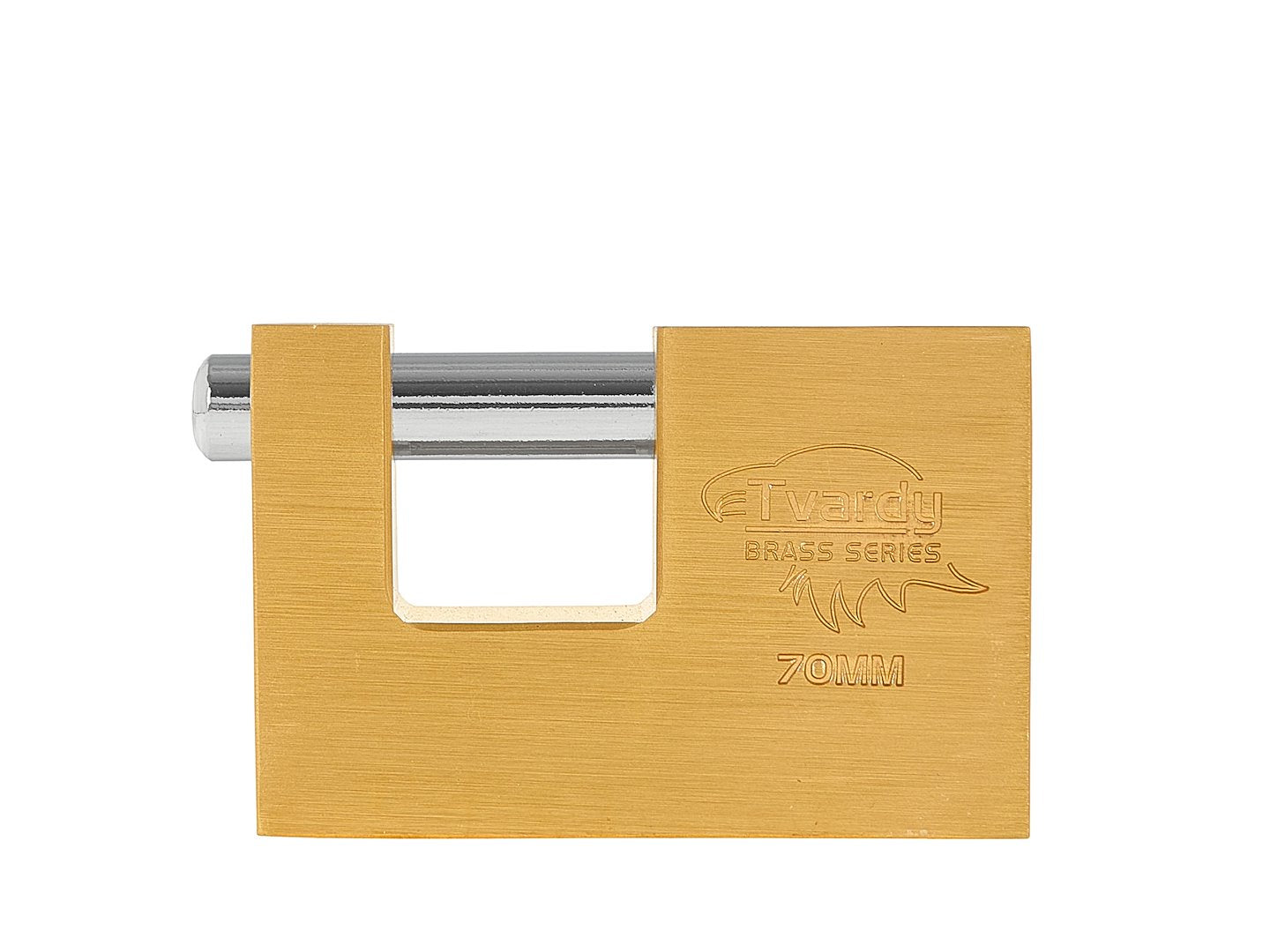 Brass Hardened Sliding Pin Padlock 70 mm BRASS-SERIES