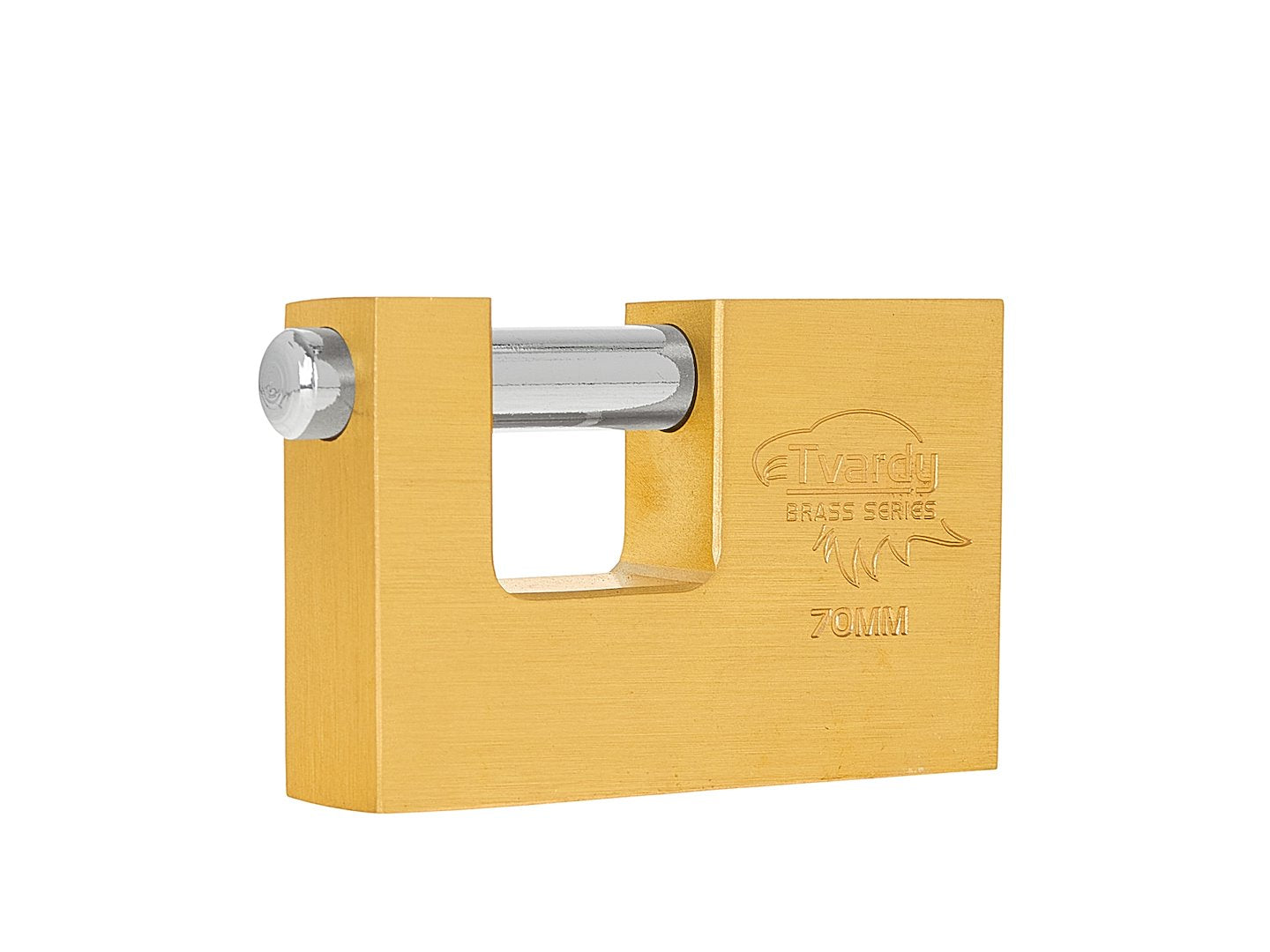 Brass Hardened Sliding Pin Padlock 70 mm BRASS-SERIES