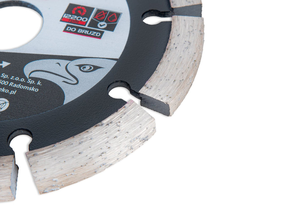 Diamond wall-chaser blade 125 x 7.5 x 22.23 mm
