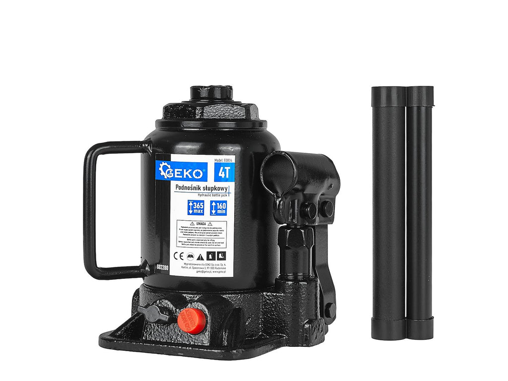 4T double-stage, low-profile bottle jack