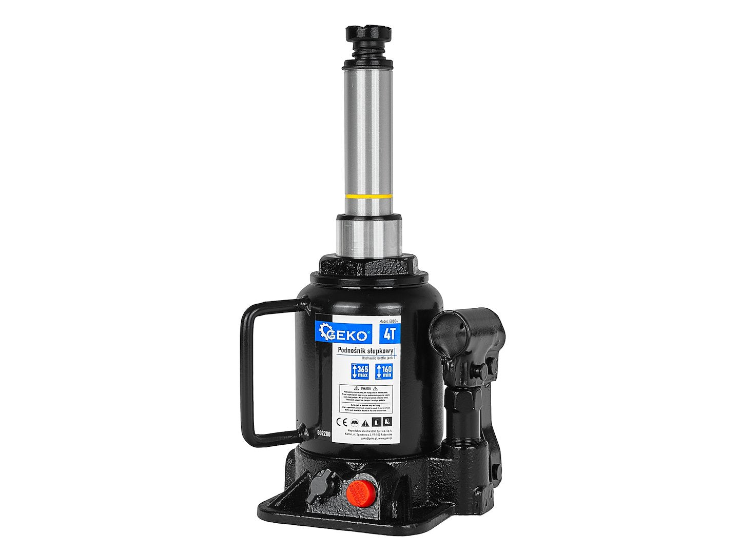 4T double-stage, low-profile bottle jack