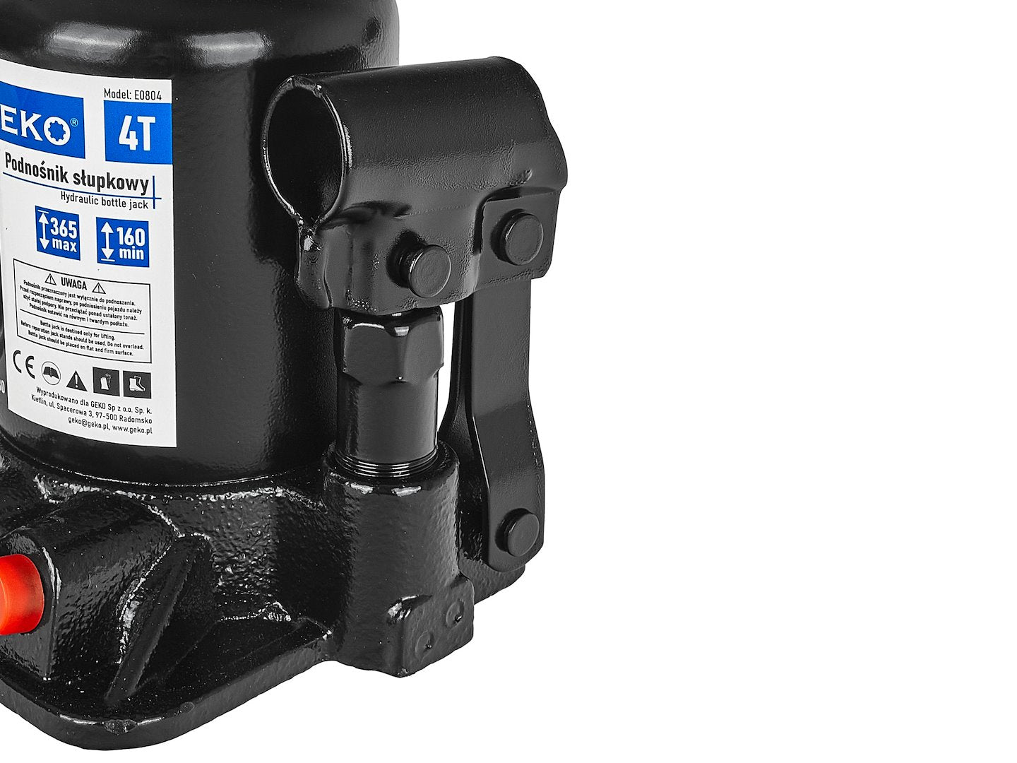 4T double-stage, low-profile bottle jack
