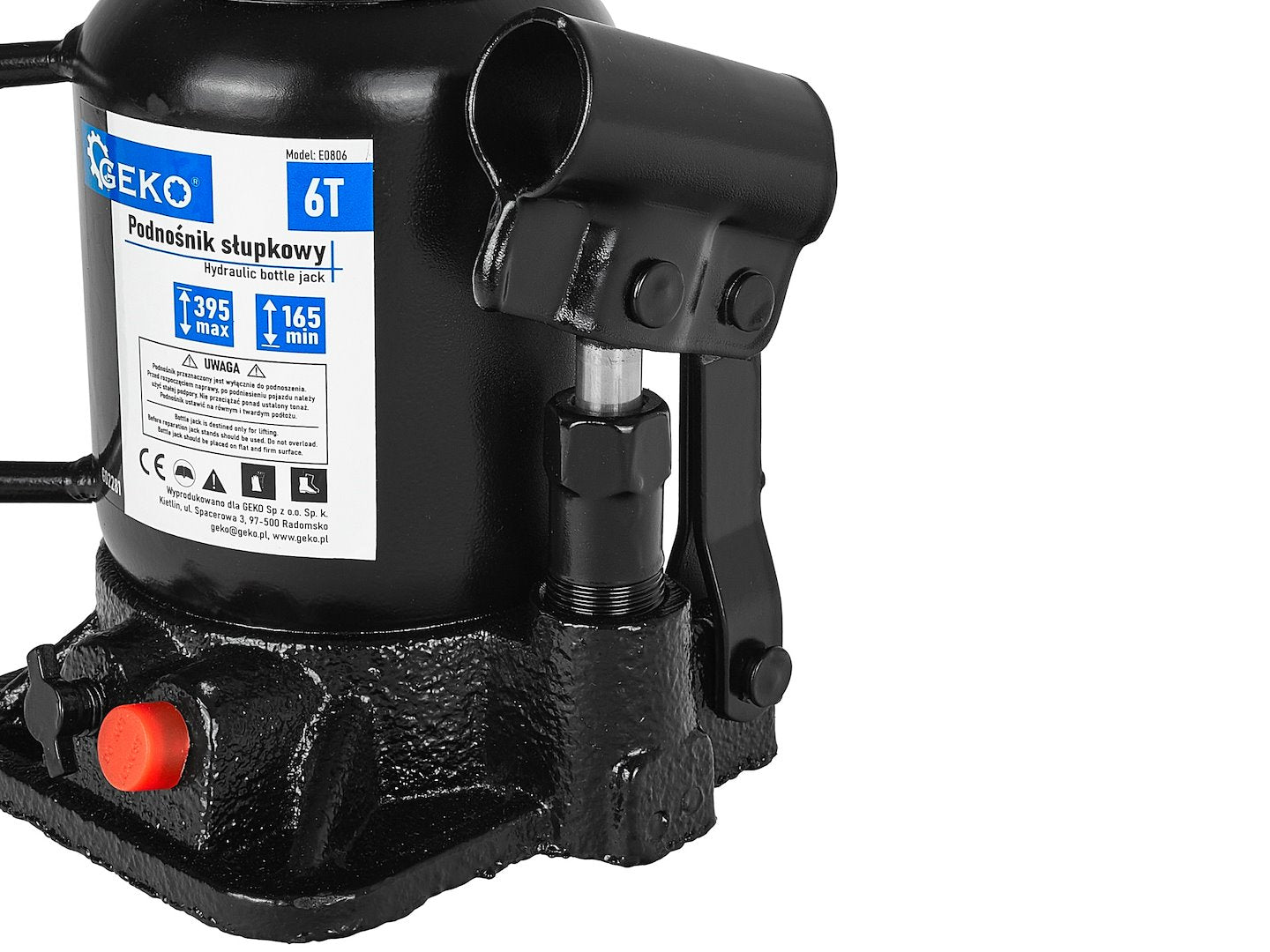 6T double-stage low-profile bottle jack
