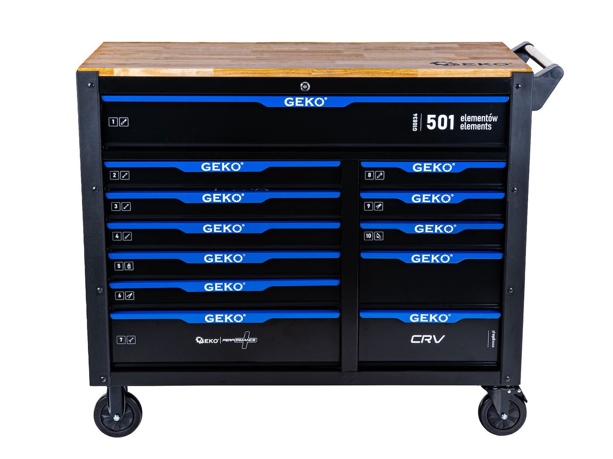 Tool Cabinet with Tools – 12 Drawers, 501 Pieces