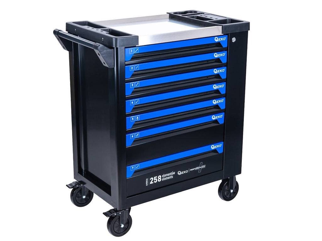 Tool Cabinet with Tools – 7 Drawers, 258 Pieces