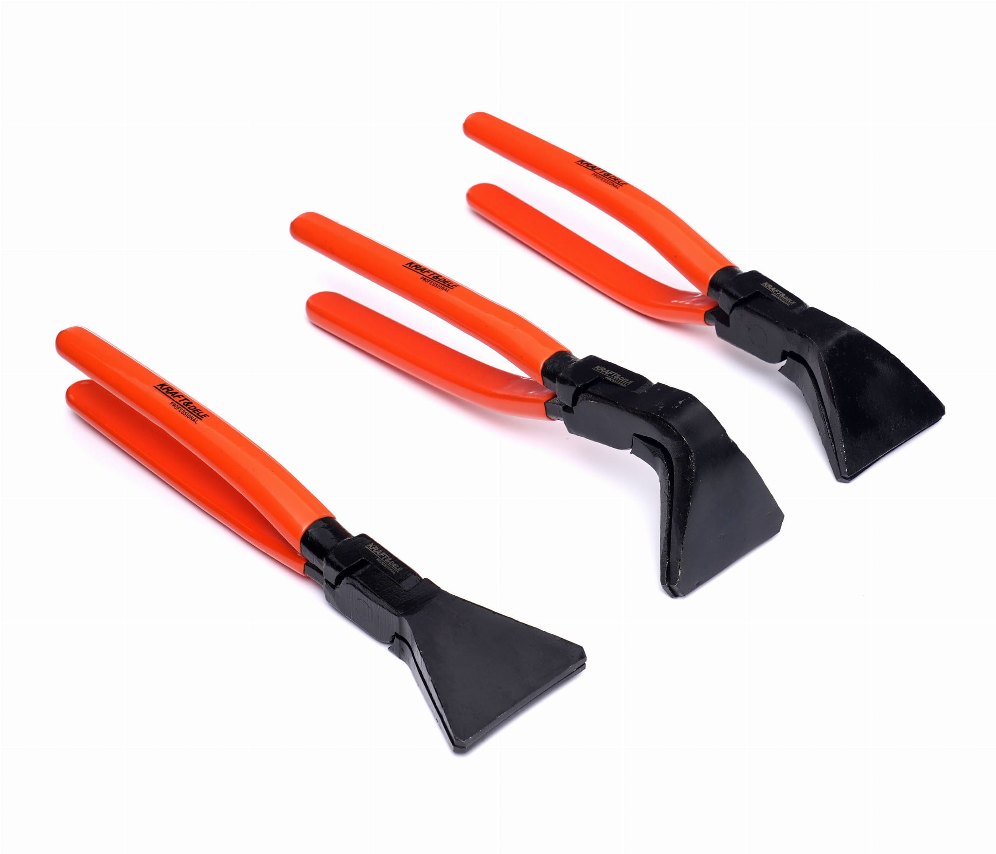 SET OF ROOFING PLIERS FOR BENDING SHEET METAL 180° / 90° / 45° 275mm KD10453