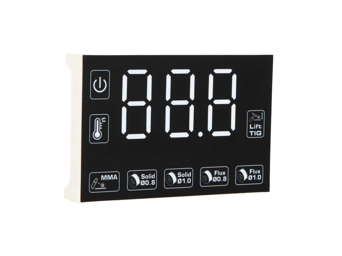 LED display for welding machine, MIG/MAG/MMA 30-250A