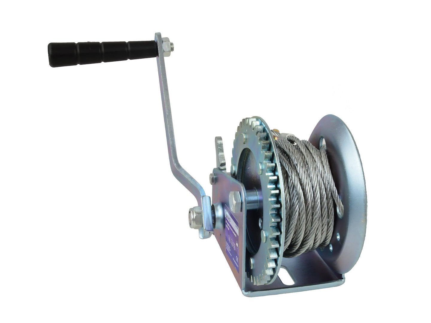 GEKO Hand Winch 1000 lb / 450 kg, 10 m Wire Rope