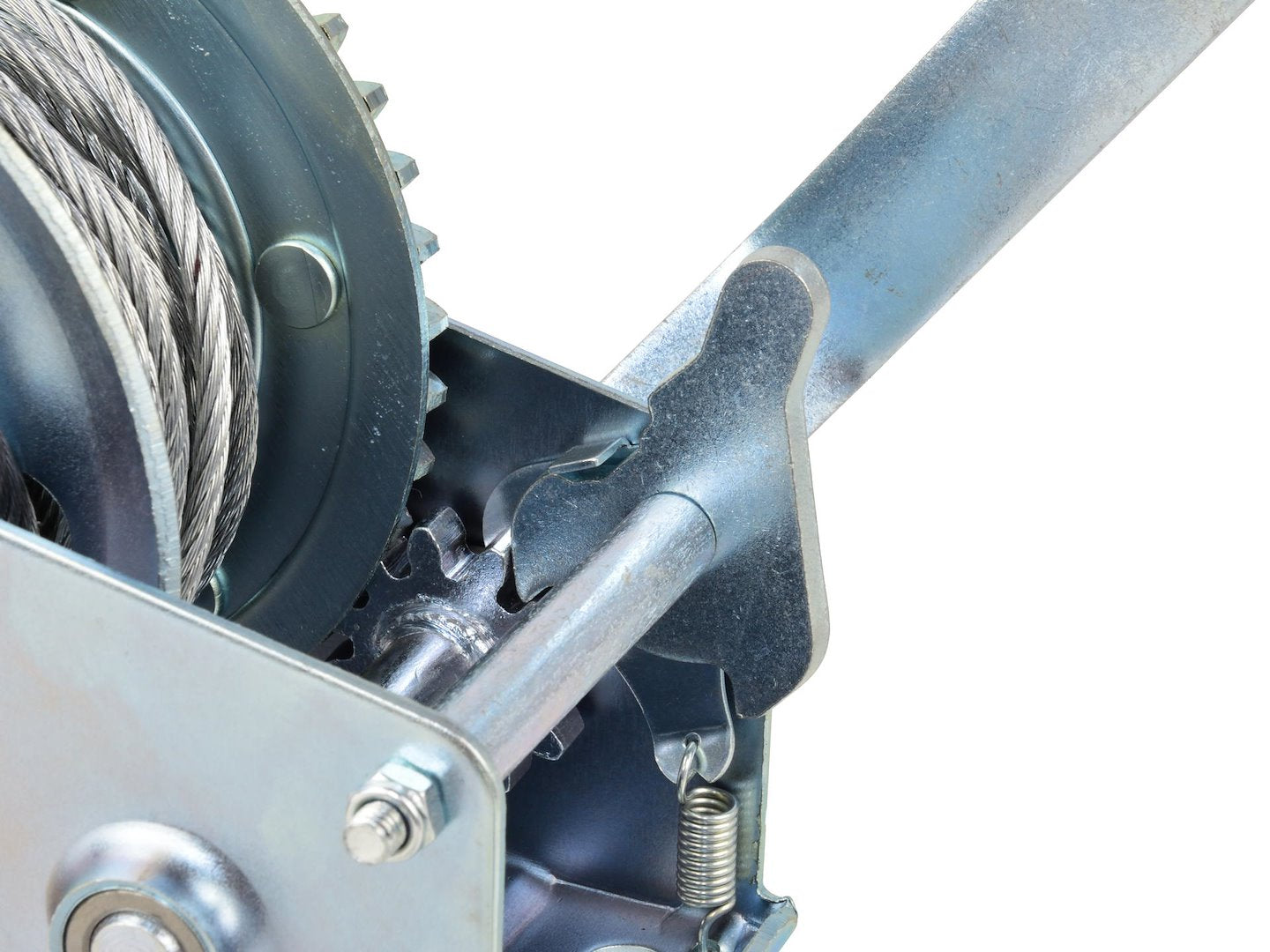 GEKO Hand Winch 1000 lb / 450 kg, 10 m Wire Rope