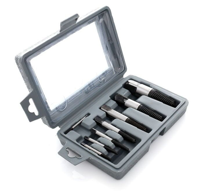 Screw extractors for broken screws 8 pcs. KD10262