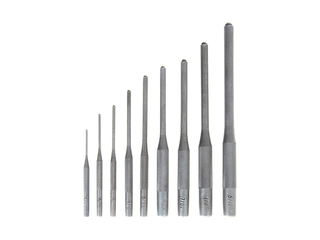 9-piece CrV roll punch set