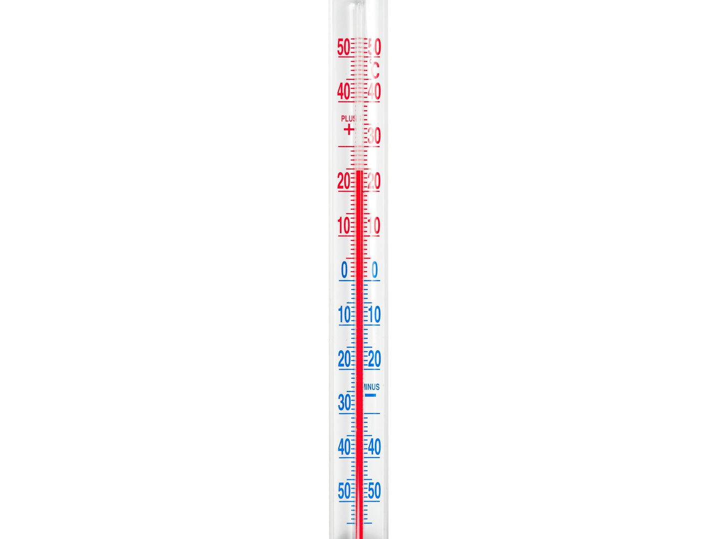 Outdoor window thermometer 205 x 17 mm / brown