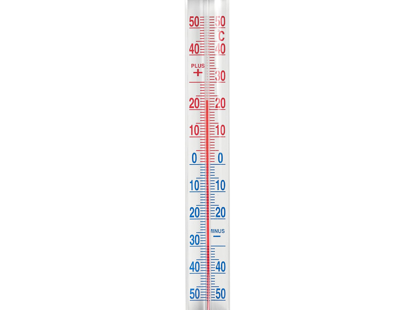 Outdoor window thermometer 233 x 24 mm / brown