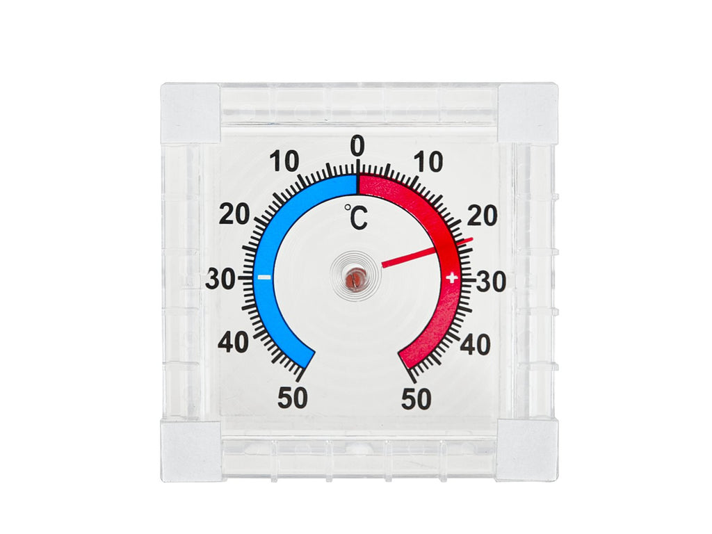 Self-adhesive Indoor/Outdoor Window Thermometer 75 × 75 mm